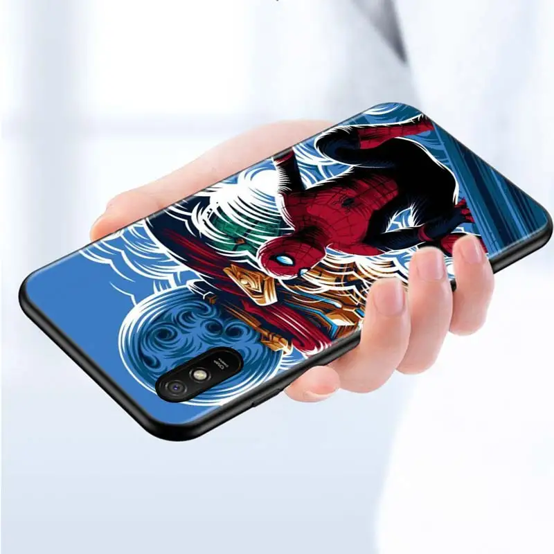 Silicone Cover Spiderman Comic For Xiaomi Redmi 9 9T 9C 8 7 6 Pro 9AT 9A 8A 7A 6A S2 5 5A 4X Plus Phone Case