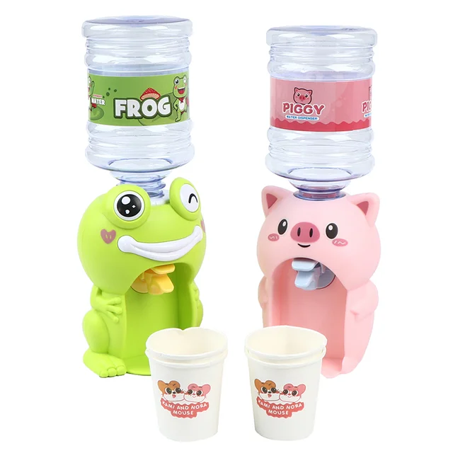 Mini Cartoon Drink Water Dispenser Toy Kitchen Play House Toys Mini Water Dispenser Toy Kitchen Playhouse 2