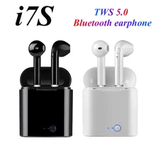 I7s TWS 5,0 Bluetooth наушники стерео беспроводные наушники HIFI Звук спортивные наушники Handfree игровая гарнитура для iphone samsung