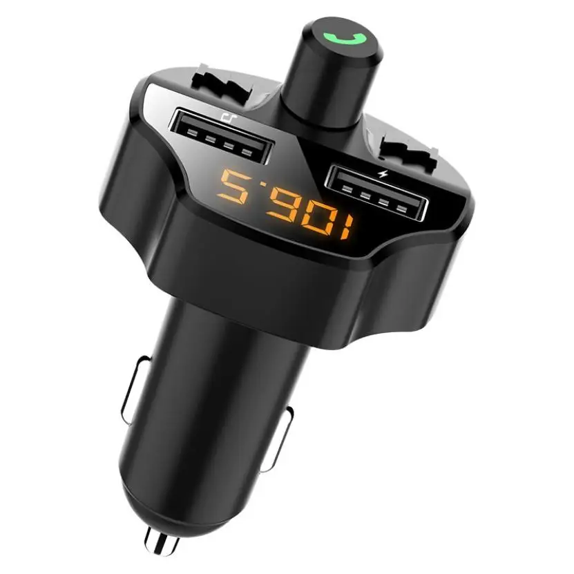 Автомобильный fm радиопередатчик bluetooth 5 0 а два USB порта|FM-трансмиттеры| |