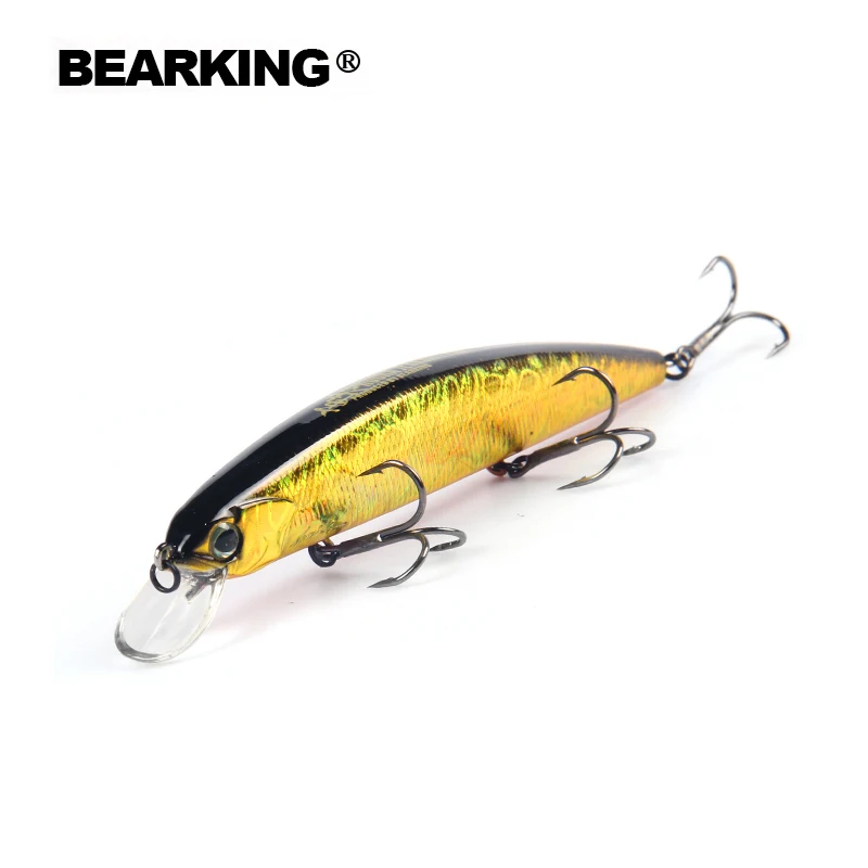 BEARKING 13 см 21 г горячая модель рыболовные приманки жесткая наживка 10 цветов на выбор гольян, качество Профессиональный гольян Depth1.8m