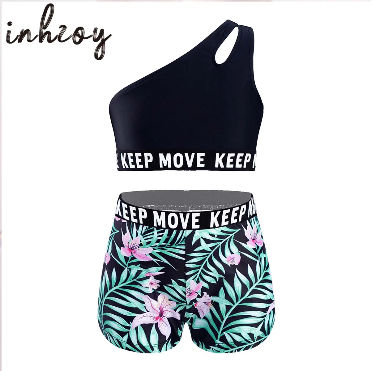 Tenue De Danse Ballet 2 Pièces Pour Fille - Crop Top & Jupe Avec Strass, Confortable Et Brillante Pour Spectacles !