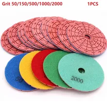 4 Polegada 100mm diamante seco polimento almofadas de lixar disco pedra moagem para granito mármore mesa pedra polido