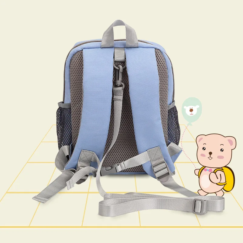 Детская школьная сумка, повседневный модный рюкзак с защитой от потери, Детский рюкзак с милым мультяшным рисунком, школьная сумка для