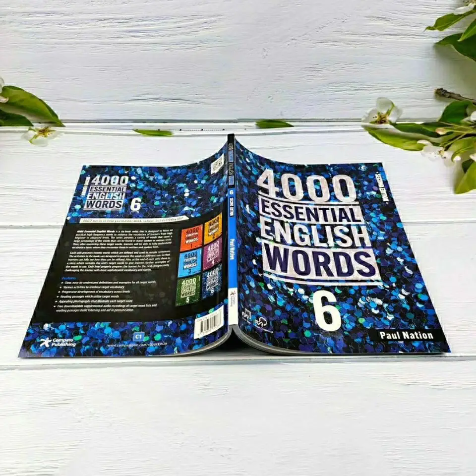New 6 Books/Set 4000 Essential English Words Level 1-6 IELTS, SAT Core Words English Vocabulary Book