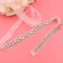 Bridal Belt for a Wedding Dress Luxury Wedding Accessories Women's Rhinestone Sash Bead Belts for Party Bride Belt