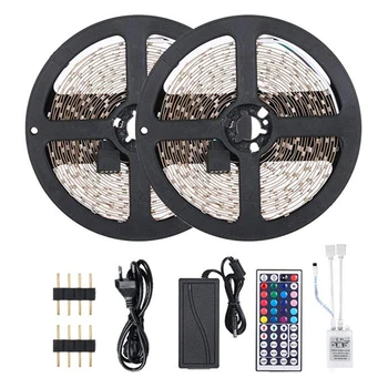 

DC LED Light Strip 10M RGB 3528 Flexible Ribbon 44Key RGB Controller 12V LED Tape Neon Ribbon Bluetooth Control