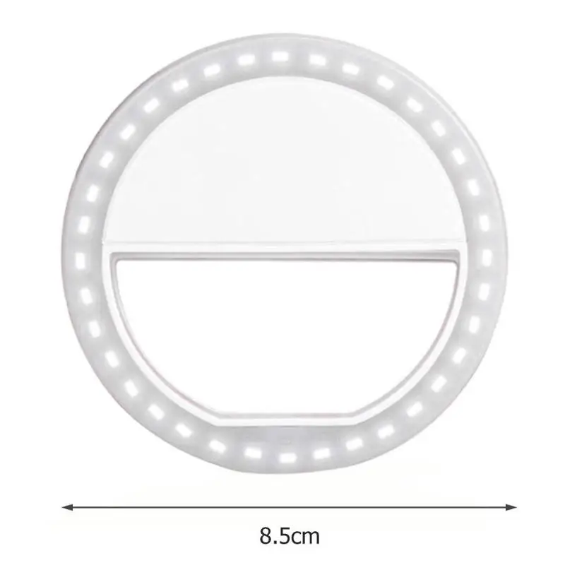 Универсальный светодиодный кольцевой светильник для селфи 36 светодиодный S для сотового телефона с автоспуском дополнительный светильник ing заполняющий светильник с usb-питанием