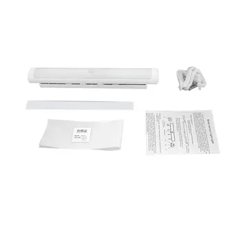 

Motion Sensor Night Lamp Wardrobe Closet Light with Storage Hooks Battery Powered Wireless Cabinet LED Lighting