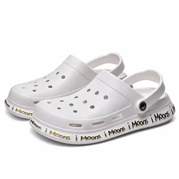 

2020 New Designer Summer Beach Sandals Croc Shoes Man Sandals Clogs Crocks Man Shoes Slides Slippers Comfort Casual Jelly Shoes