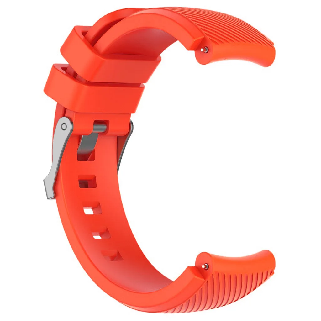 Orange Силиконовый ремешок для Huami AMAZFIT GTR 47 мм, ремешок для умных часов, сменный мужской Т-образный браслет, Женский Мужской спортивный ремешок для часов 19Ag - Цвет: Orange