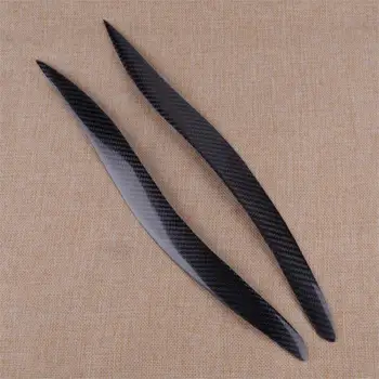 

CITALL 2pcs Carbon Fiber Front Eyelid Eyebrow Headlight Cover Trim Fit For Lexus IS250 IS300 2006 2007 2008 2009 2010 2011 2012