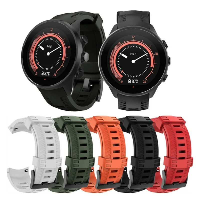 Смарт часы спортивный силиконовый наручный браслет 22,5 см замена аксессуары для SUUNTO 9/SUUNTO 9 Баро силиконовый ремешок