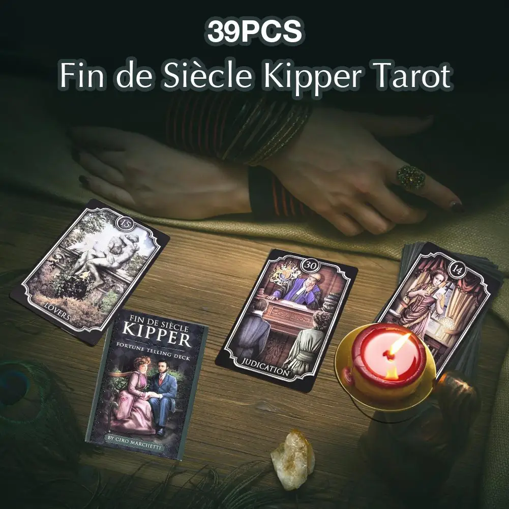 Карты Tarot портативный 39 плавник сито Kipper колода Таро для дома семейный подарок