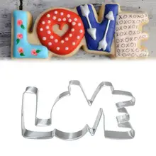 Любовные буквы формы для печенья формы любовника серии дизайн нержавеющая сталь Форма для выпечки печенья Кондитерские инструменты