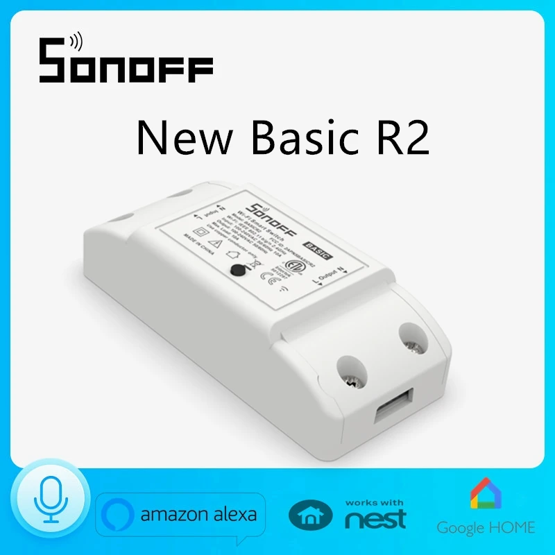 Новый Sonoff Basic R2 WiFi беспроводной DIY модуль переключатель умный пульт дистанционного управления Вкл/Выкл