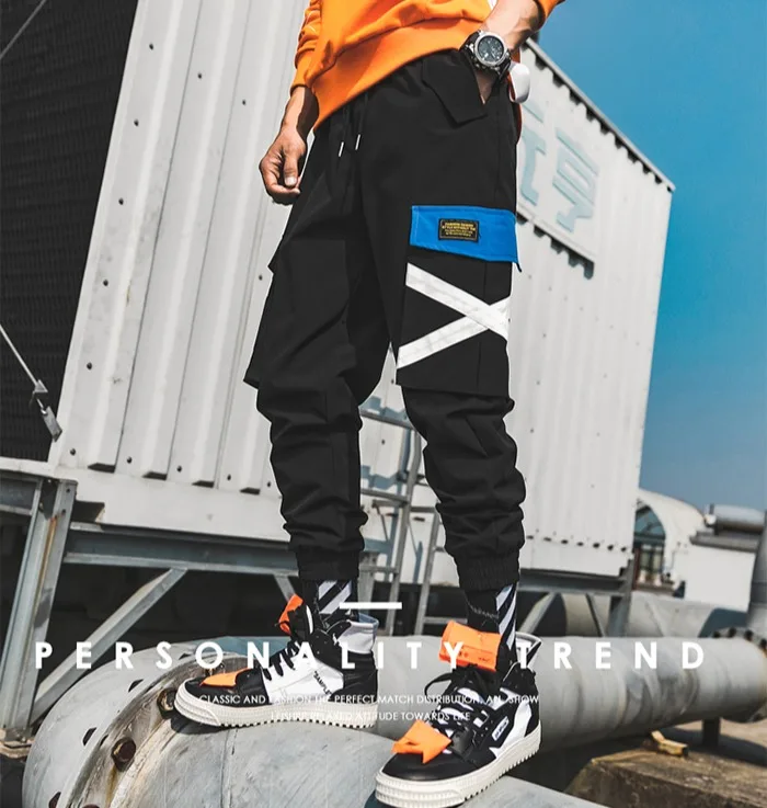 April MOMO Cross Joggers брюки мужские s хип хоп походные Мужские штаны карманы спортивные брюки комбинезоны одежда плюс размер