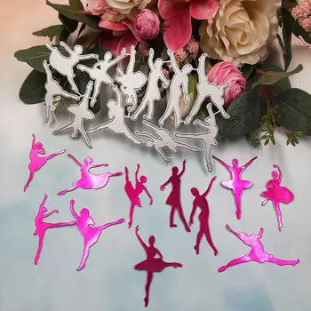 

Ballet Girl Metal Cutting Dies Stencil DIY Greeting Card Scrapbooking Album Stamp Card Diary Notebook Decor