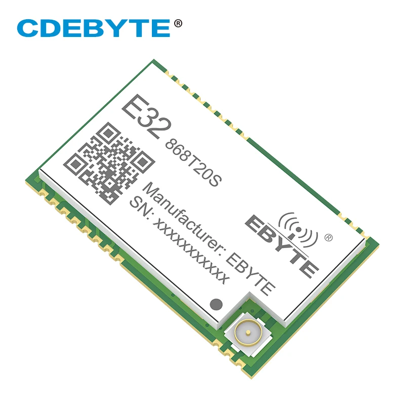 SX1276 LoRa 868MHz 100mW SMD беспроводной приемопередатчик CDEBYTE E32-868T20S 868 mhz ttl дальний IPEX передатчик и приемник