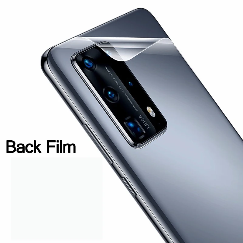 Защитная пленка на заднюю панель для Huawei P40 Pro Гидрогелевая Y9s Y9 Y7 Prime 2019 honor 9 Lite 9x v30