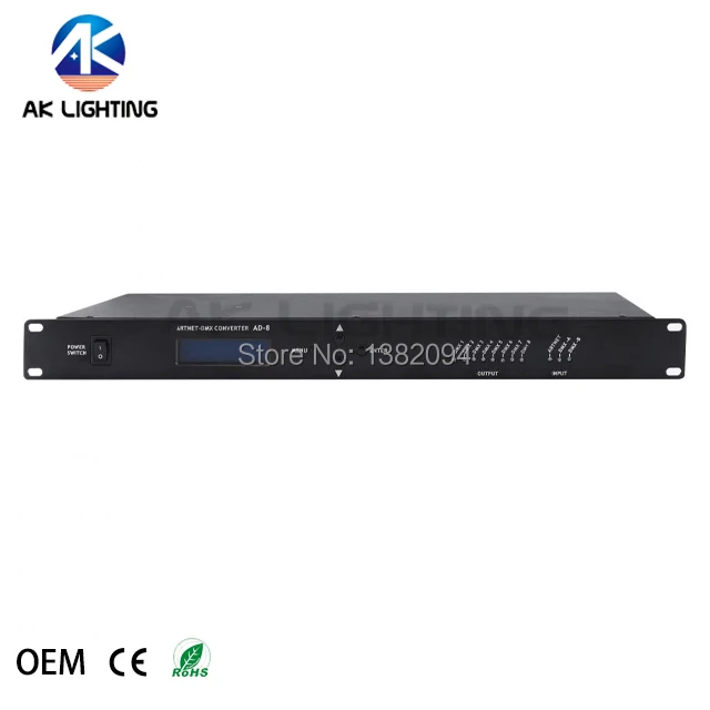 Контроллер Artnet на Dmx 8 портов преобразователь выход 8x512 4096 каналов | Лампы и
