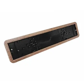 

Car European License Plate Frame Luxurious Crystal Diamonds Alloy Steel European Number Plate Holder Front and Rear Plate