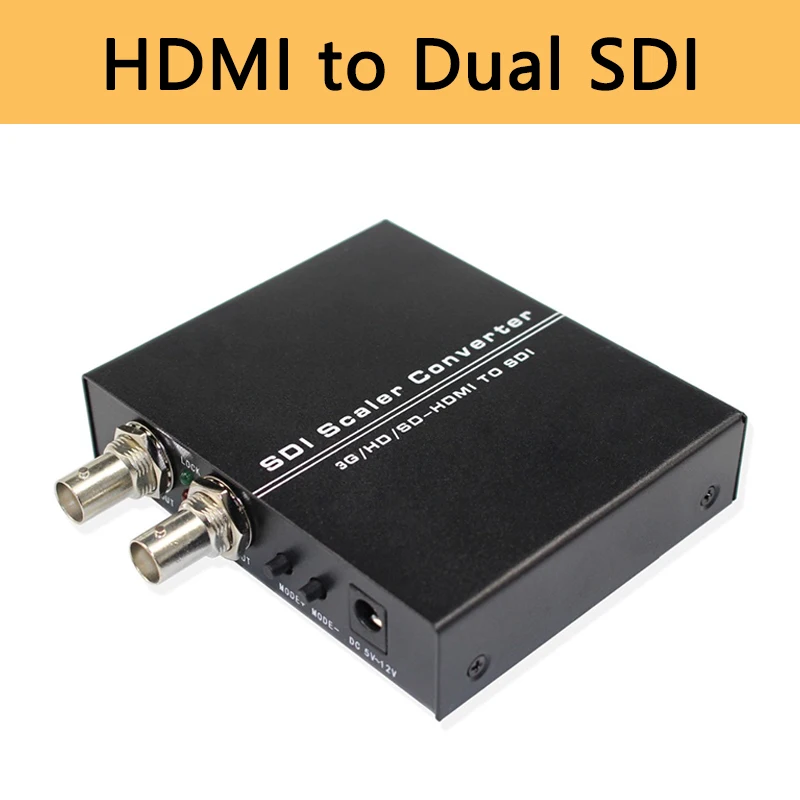 HDMI на 2 SDI скейлер адаптер конвертер Поддержка 1080p Full HD 2 порта SD-SDI/HD-SDI/3G-SDI BNC SDI для ТВ DVD монитора
