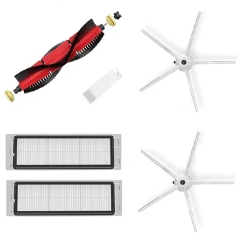 

6 Pack Robot Vacuum Cleaner HEPA Filters Main Brush Accessories for Xiaomi Roborock S4 S5MAX Robot Parts
