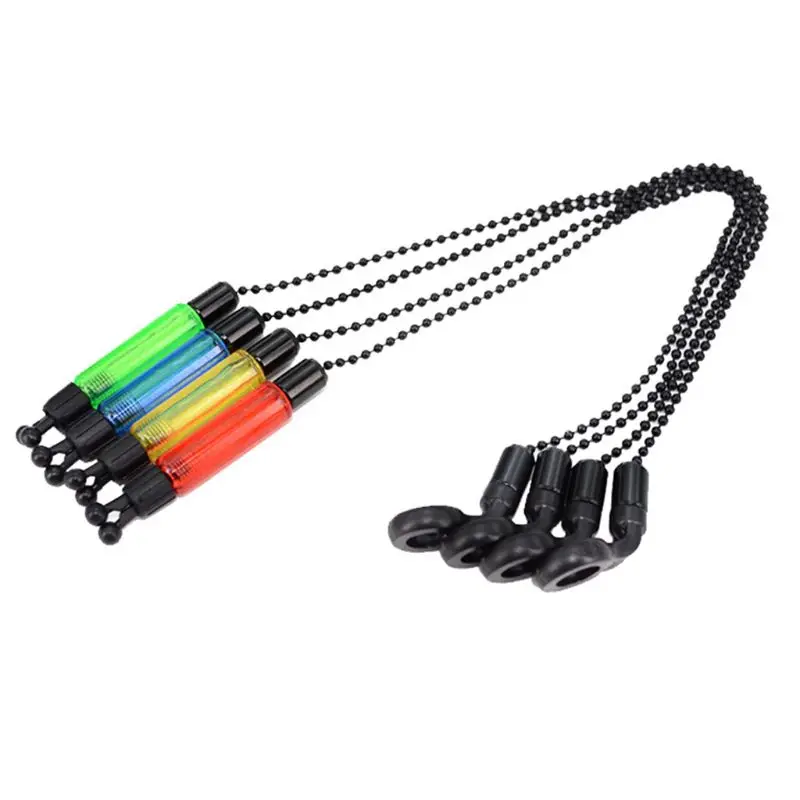 

Set Carp Fishing Bite Alarm Hangers Swinger Illuminated Drop Off Chain Indicator