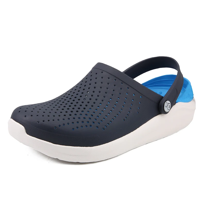 2019 мужские тапочки на плоской подошве дышащие пляжные сандалии Летние удобные