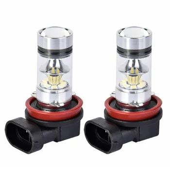 

H11 LED Lights 100W Fog lamp Waterproof Replacement Driving H8 H16 DRL
