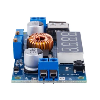 

New 5A constant voltage constant current step-down power supply module with voltage current power display LED driver lithium bat