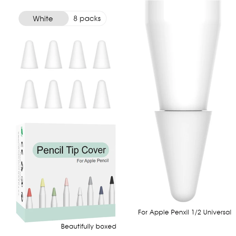 Насадка На глушитель для карандаша Apple Pencil 2-го поколения немой силиконовый чехол для карандаша Защитная пленка для экрана для iPad Pro