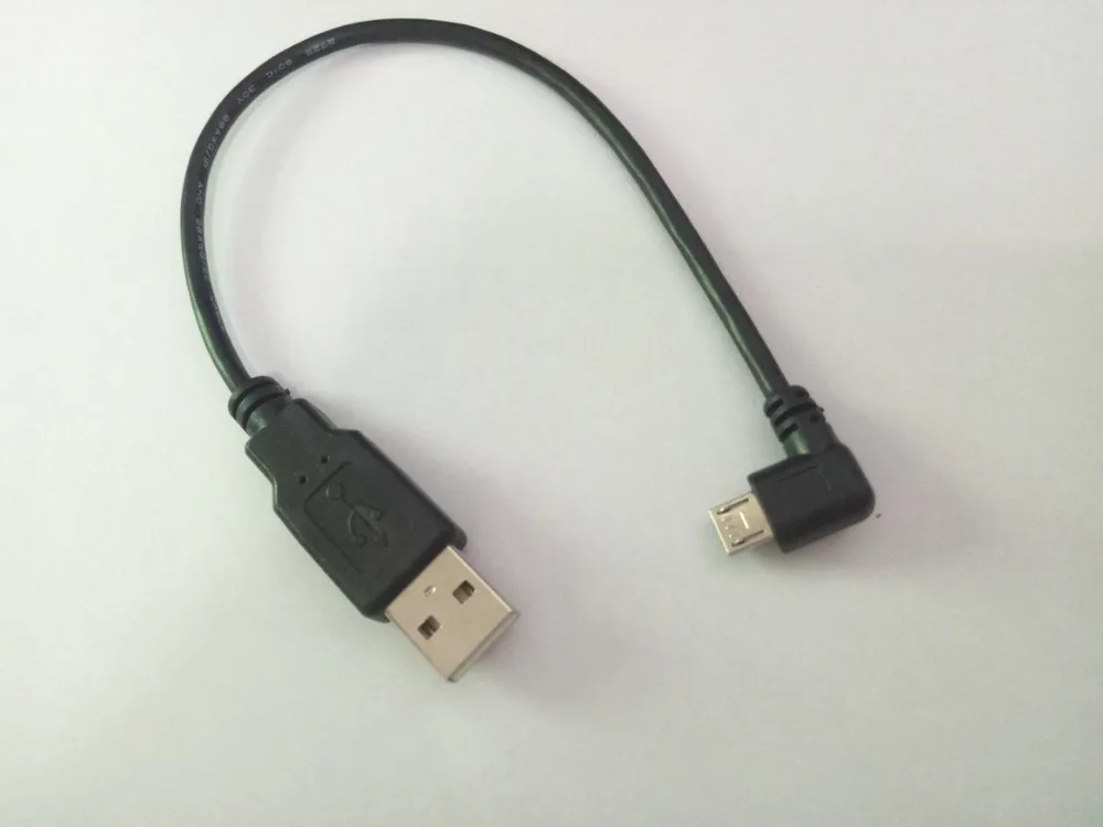 500 шт. 25 см Прямоугольный USB 2,0 A штекер Micro USB штекер