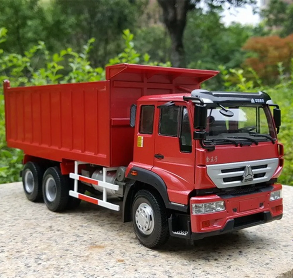 Редкий оригинальный литый под давлением 1:24 саиц Iveco Hongyan King Kong самосвал