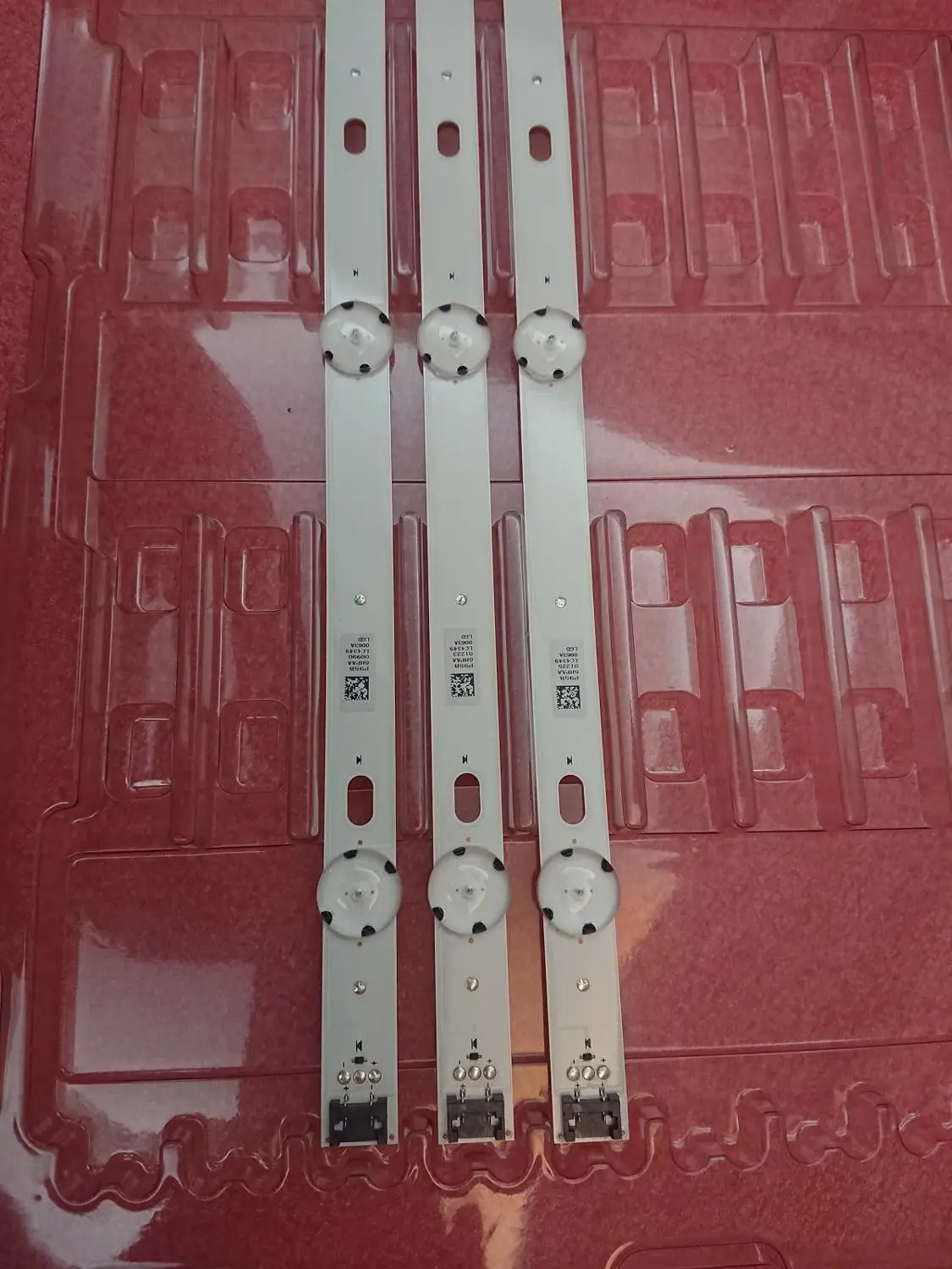 Новые 3 шт. 7 светодиодный 83 см светодиодный подсветка полосы для LG 43UJ6300 LC43490063A WOOREE 17Y 43 дюймов UHD _ светодиодный LC43490063A LC43490072A LC43490073A