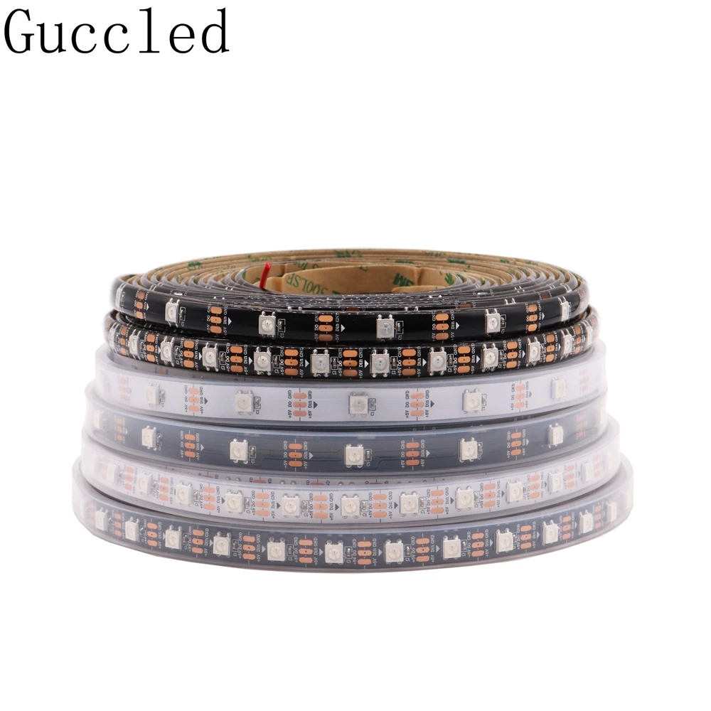 WS2812B светодиодные полосы WS2812 RGB светодиодный светильник s индивидуально