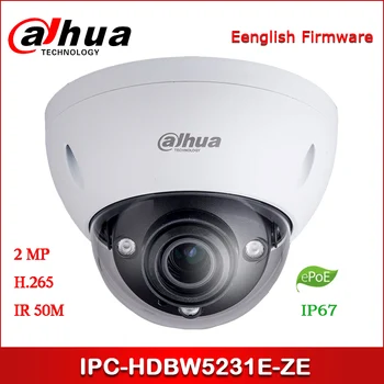 

Dahua IP Camera 2MP IPC-HDBW5231E-ZE Security Camera WDR IR Dome Network Camera 2.7mm ~13.5mm motorized lens with ePOE