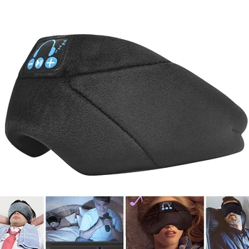 

Bluetooth 5.0 Washable Travel Breathable Wireless Headphones Bilateral Stereo With Mic Headset Music Calling Sleeping Eye