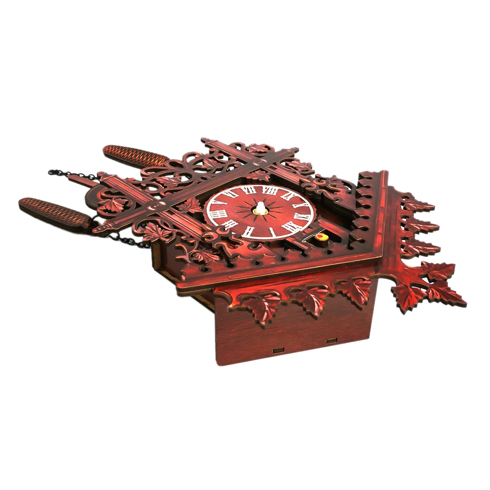 Винтажные деревянные настенные часы Cuckoo, качающиеся часы с маятником, деревянные подвесные часы для украшения дома, ресторана, гостиной