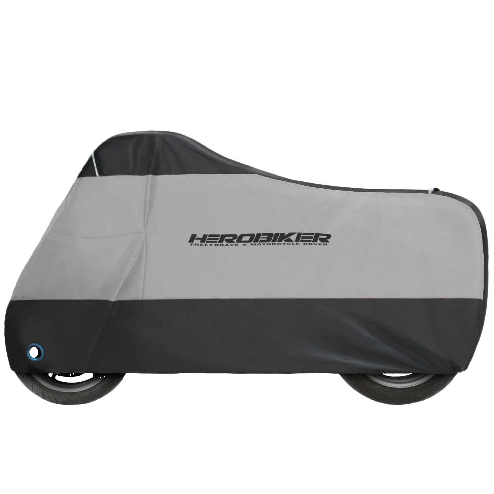 HEROBIKER мотоциклетная Крышка для улицы, крытая мотоциклетная Круизная уличная мотоциклетная крышка, УФ защитная мотоциклетная дождевик, 3 цвета
