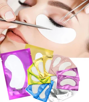 

50 Pairs Paper Patches Eyelash Extension Under Eye Gel Pad Lash Grafted Eye Tips Sticker Wraps Eye Pads For Eyelash Extension