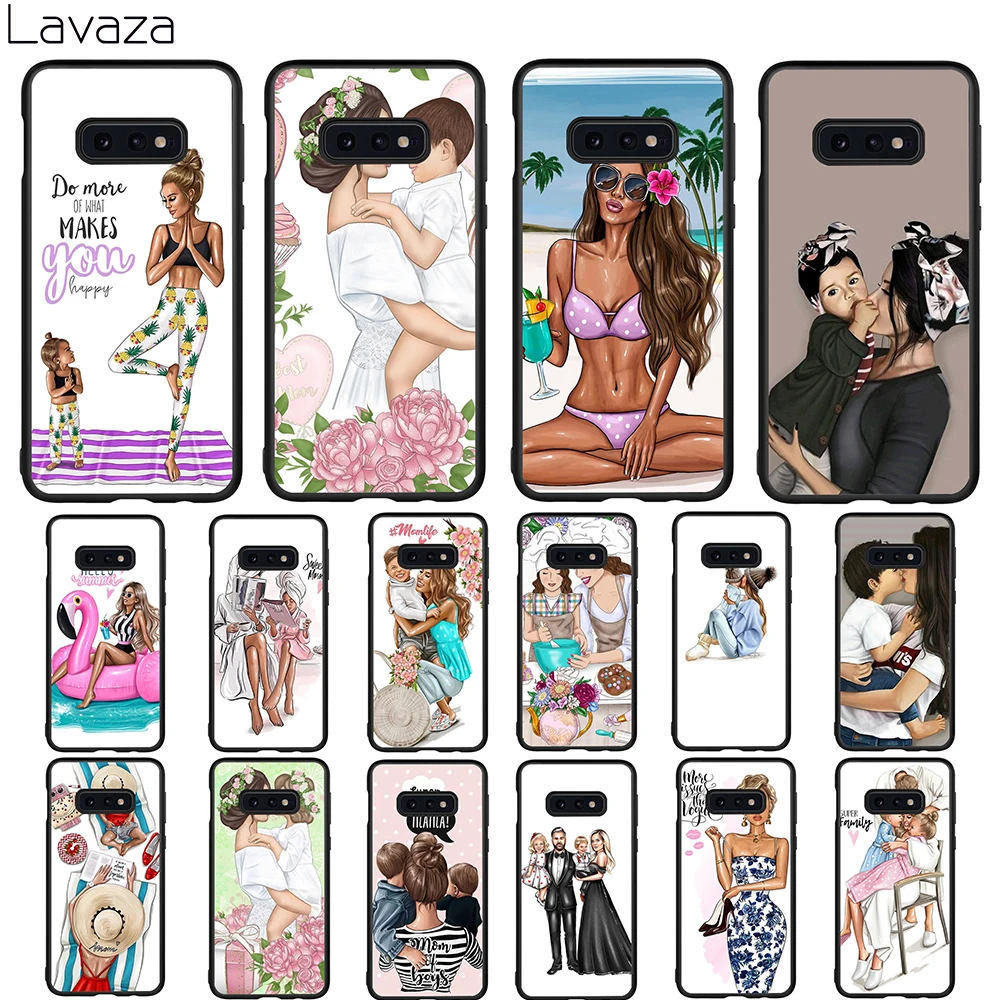 

Mom and baby child Soft Case for Samsung Galaxy A3 A5 A6 plus A7 A8 A9 J6 A10 A20 A30 A40 A50 A70