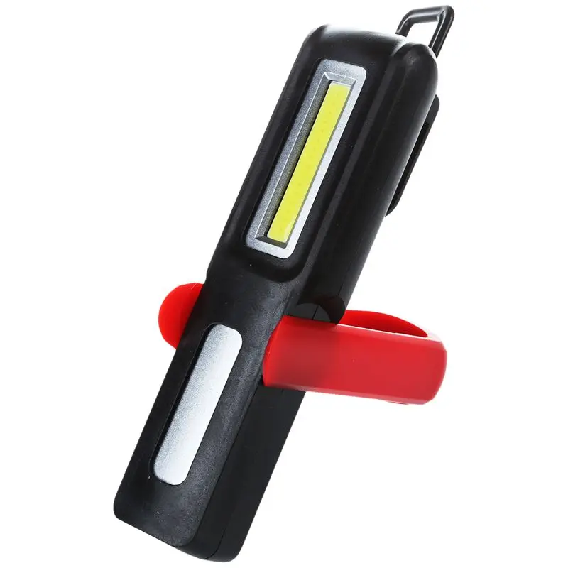 USB Перезаряжаемый 3W COB светодиодный рабочий свет Магнитная аварийная вспышка светильник фонарь, красный