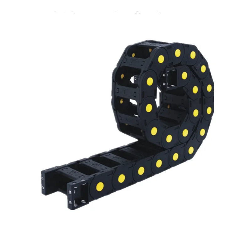 1PCS 1m Length Black Plastic Transmission Chains 25 Plastic Towline ...