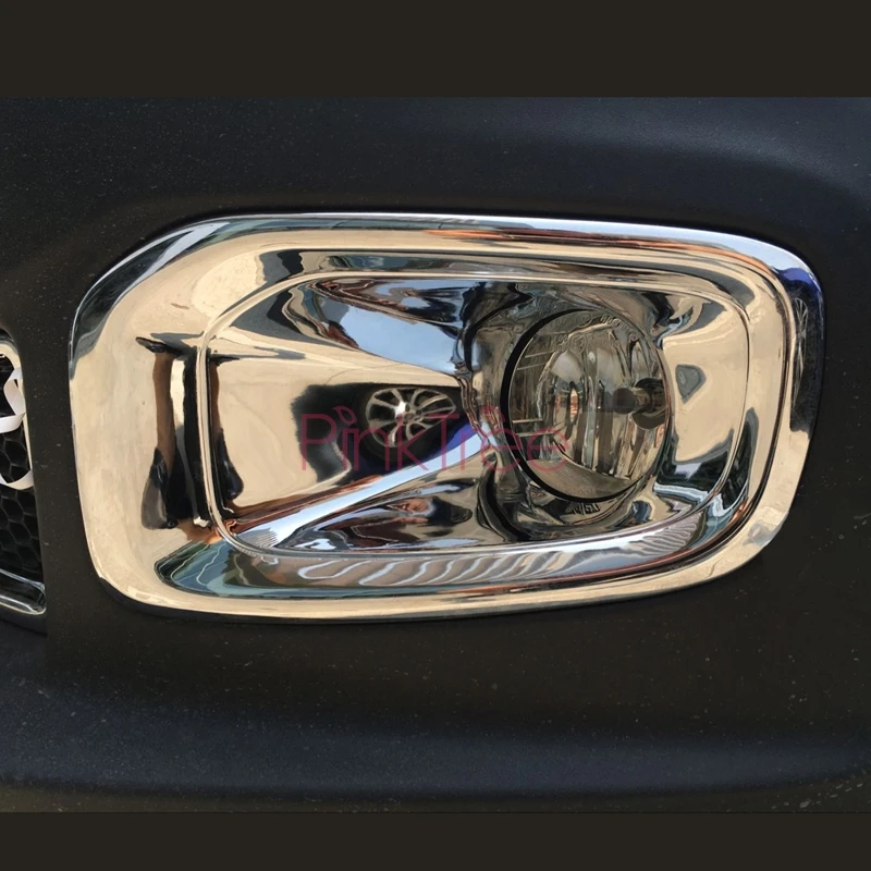 Для Jeep Renegade передняя противотуманная фара, крышка противотуманных фар, отделка хром ABS, аксессуары для автомобиля, аксессуары для тюнинга, оригинальные