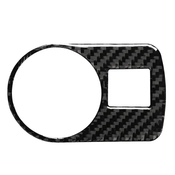 

for- TT 2008-2014 Car Interior Carbon Fiber Stickers Headlight Switch Stickers Left-Hand Drive