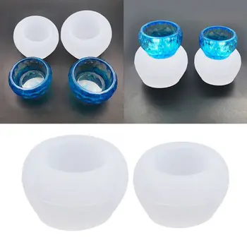 

Crystal Epoxy Bowl Cup Mold UV Resin DIY Crafts Handmade Jewelry Making Mould X7YC