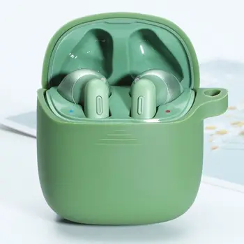 

Clamshell Opening Anti-shock Flexible Silicone Protective Case Full Cover for JBL Tune 220TWS Wireless Bluetooth Earphone