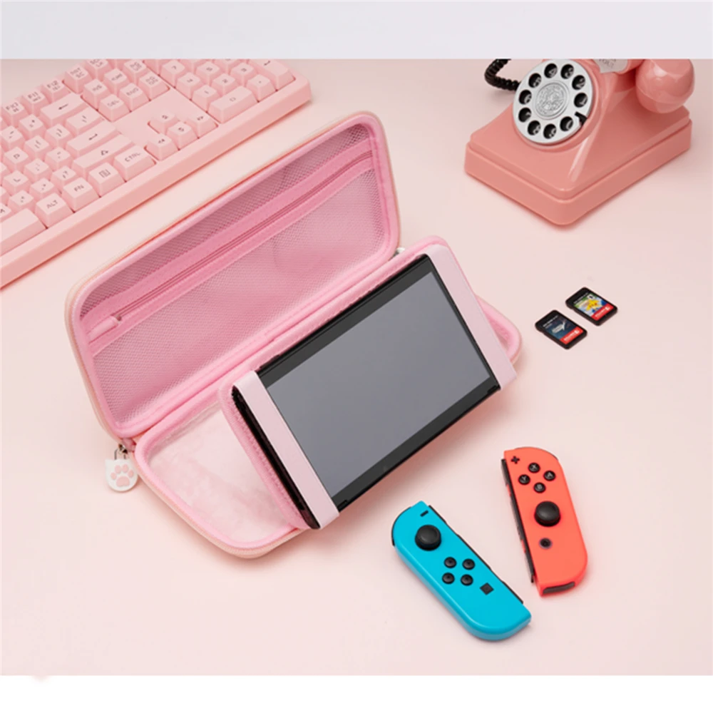 Чехол для игровой консоли Switch Lite сумка хранения с милым мультяшным котом в виде